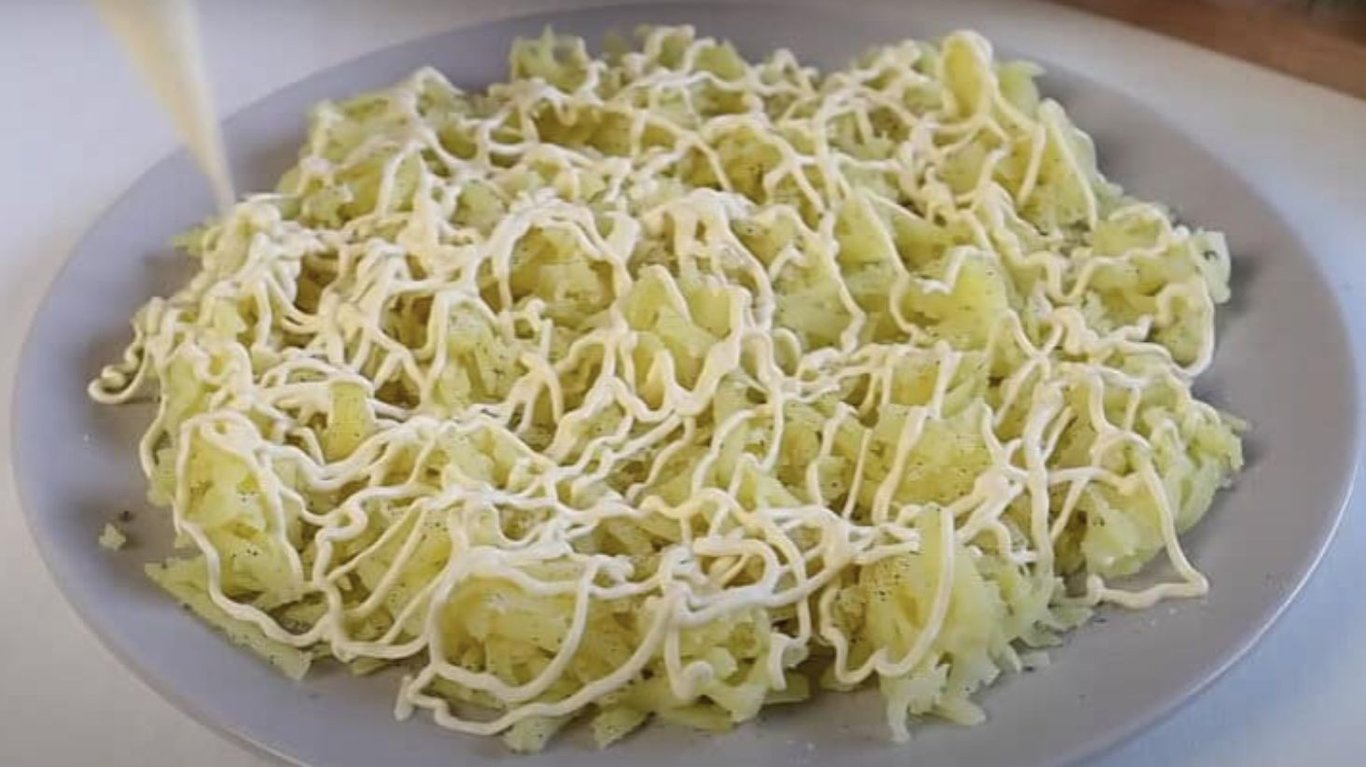 Салат Лебединий пух головна Великодня страва