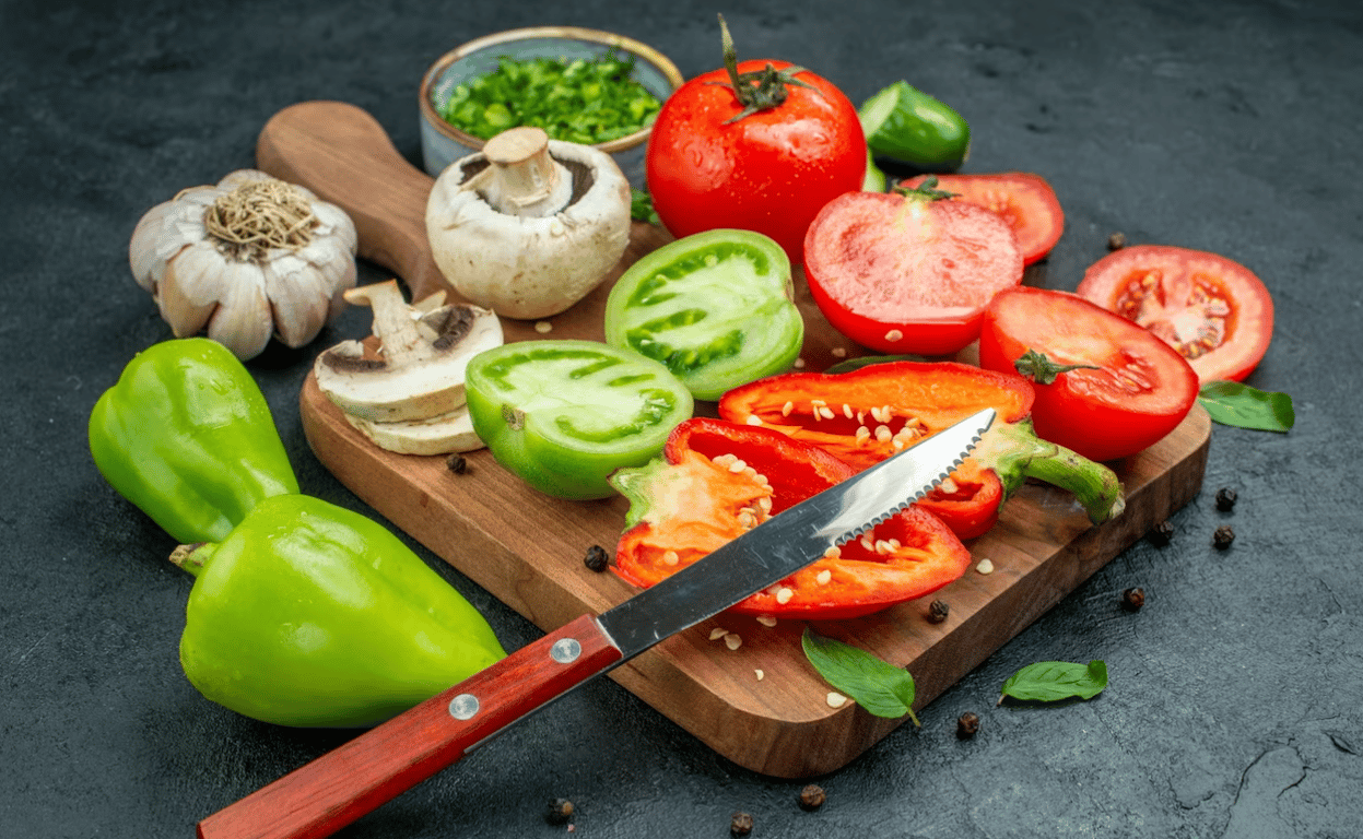 Сырые овощи