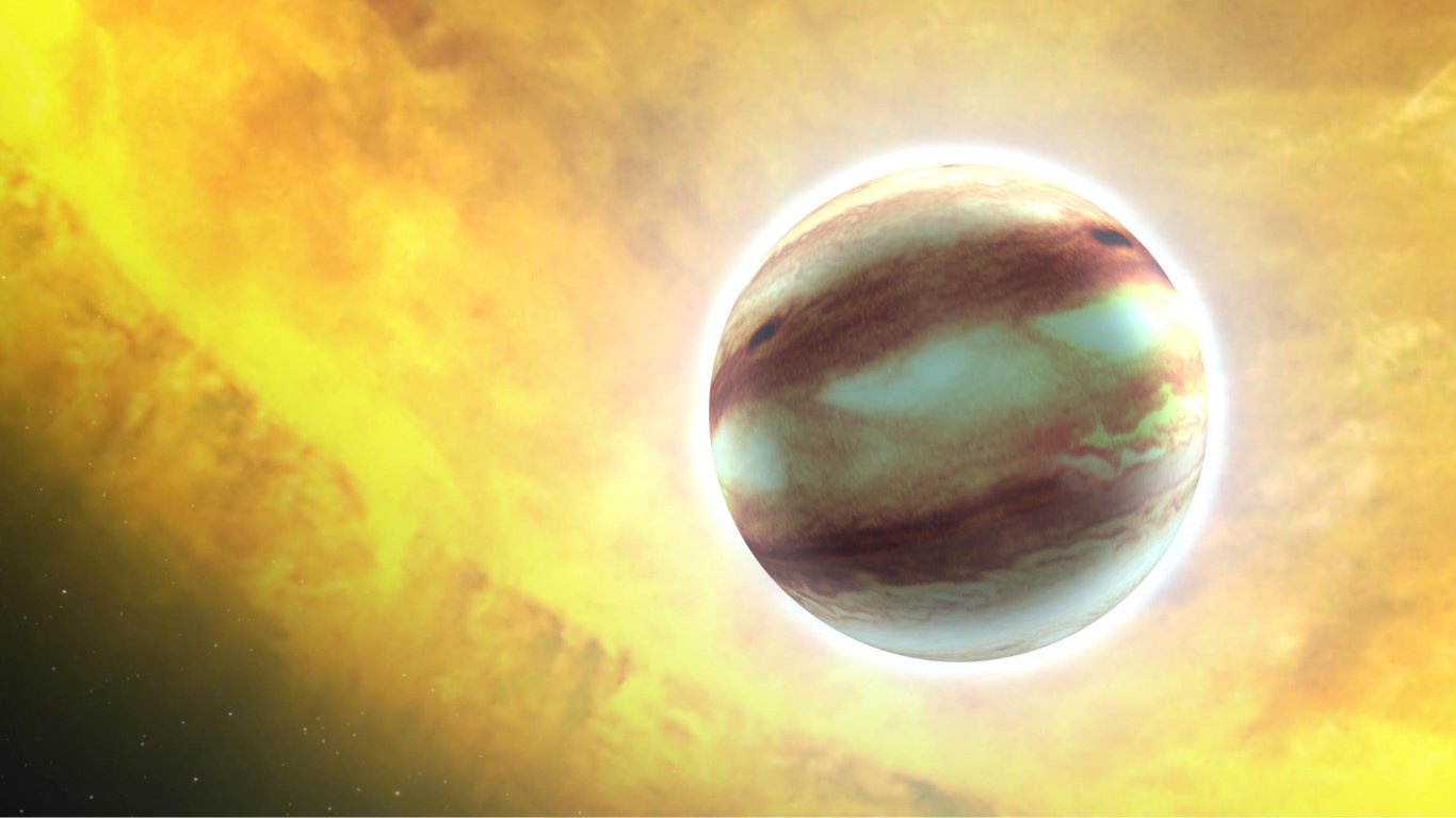 Экзотическая погода пронеслась по далекой гигантской планете — что узнали ученые