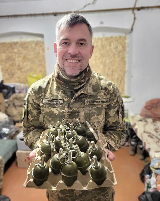 Український телеведучий і військовослужбовець Геннадій Попенко. Фото: instagram.com/popenko_hennadi