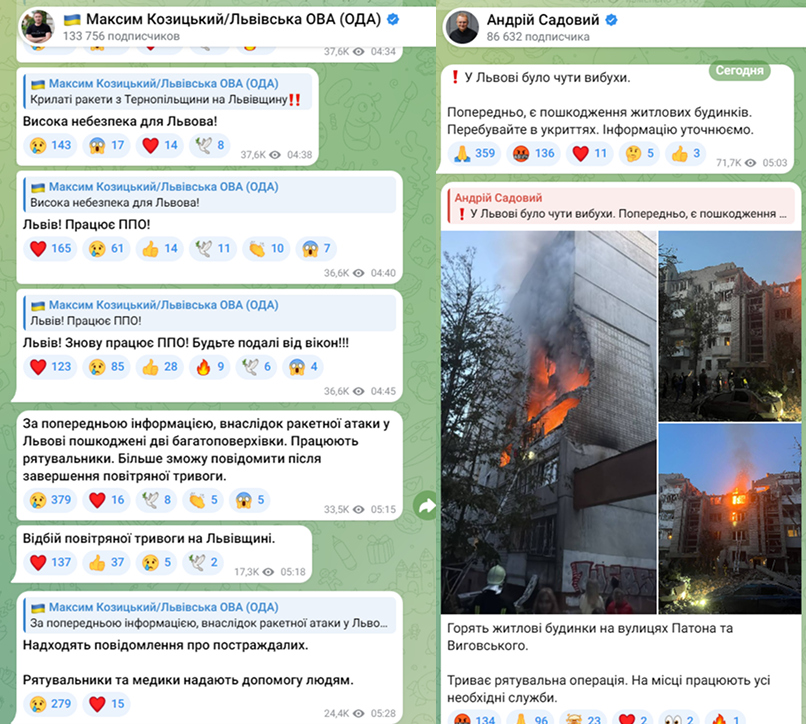 Росія атакувала Львів ракетами: пошкоджені багатоповерхівки, є постраждалі. - фото 1