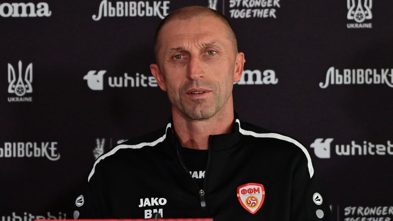 Мы доминировали над Украиной, — тренер Северной Македонии сделал громкое заявление
