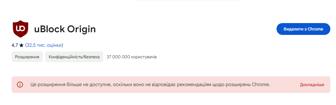 Google забанила блокировщик рекламы uBlock Origin - чем заменить - фото 1