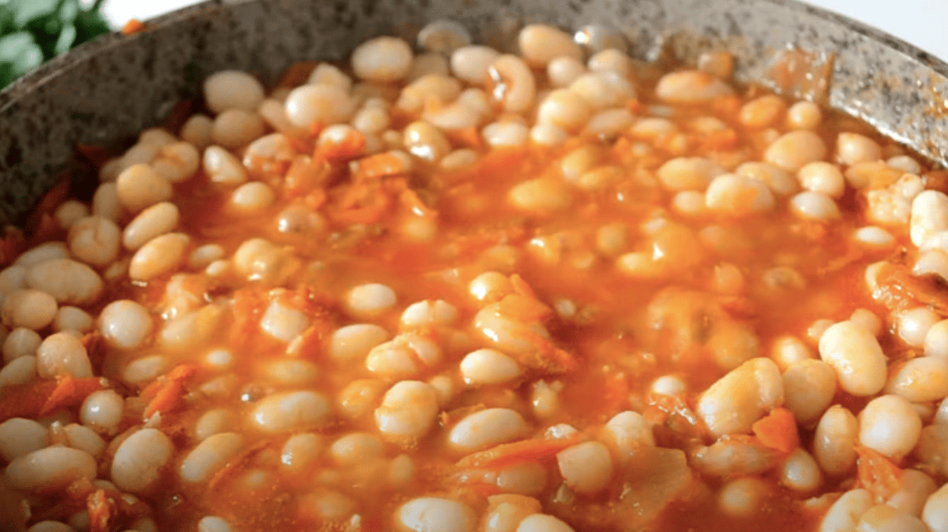 простий рецепт пісної квасолі 