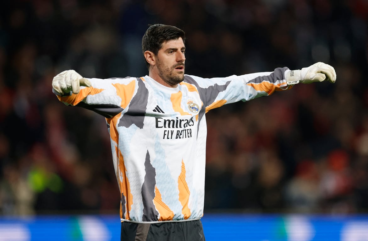 Тібо Куртуа під час матчу