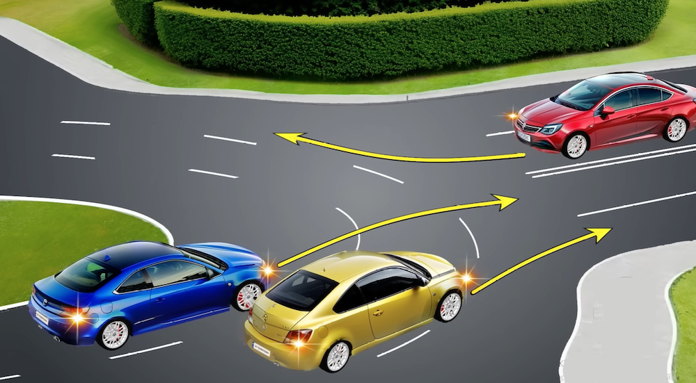 Тест з ПДР: хто порушує правила на колі?