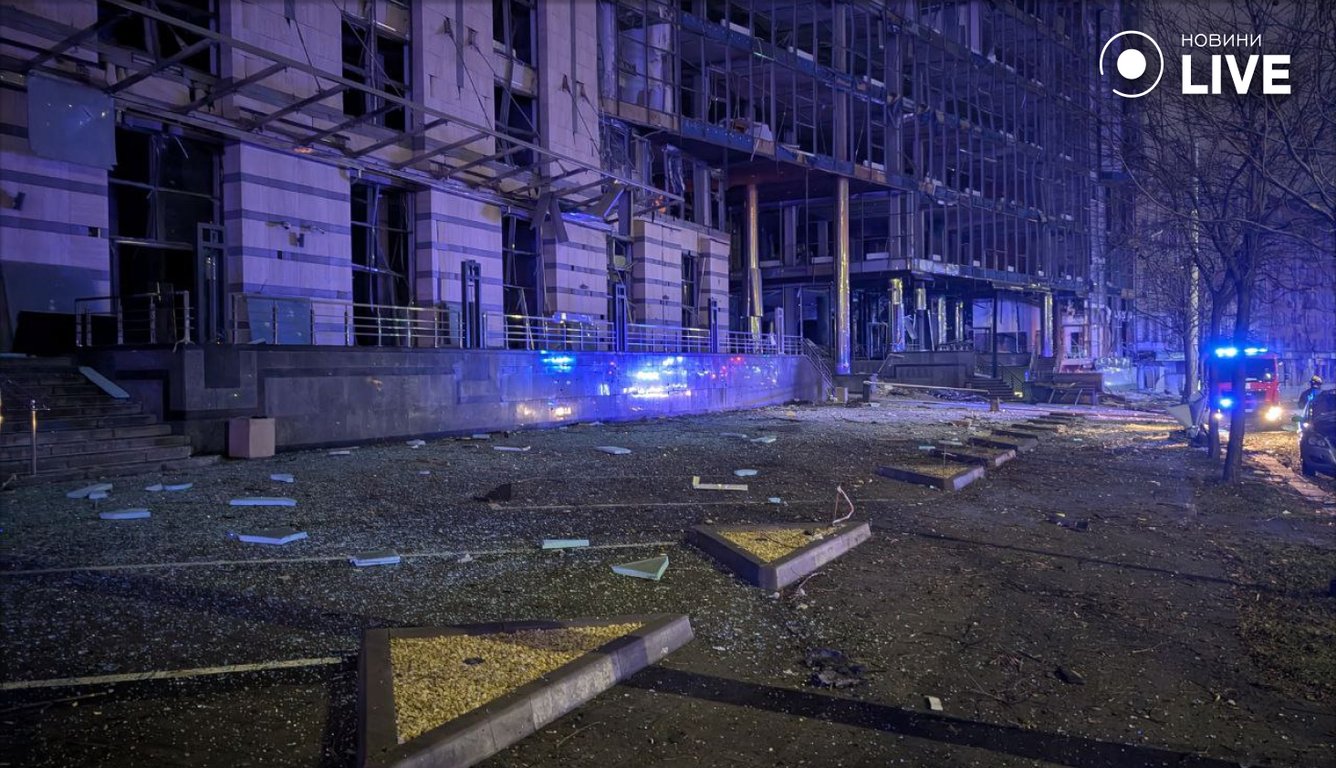 Обстрел Киева 18 января