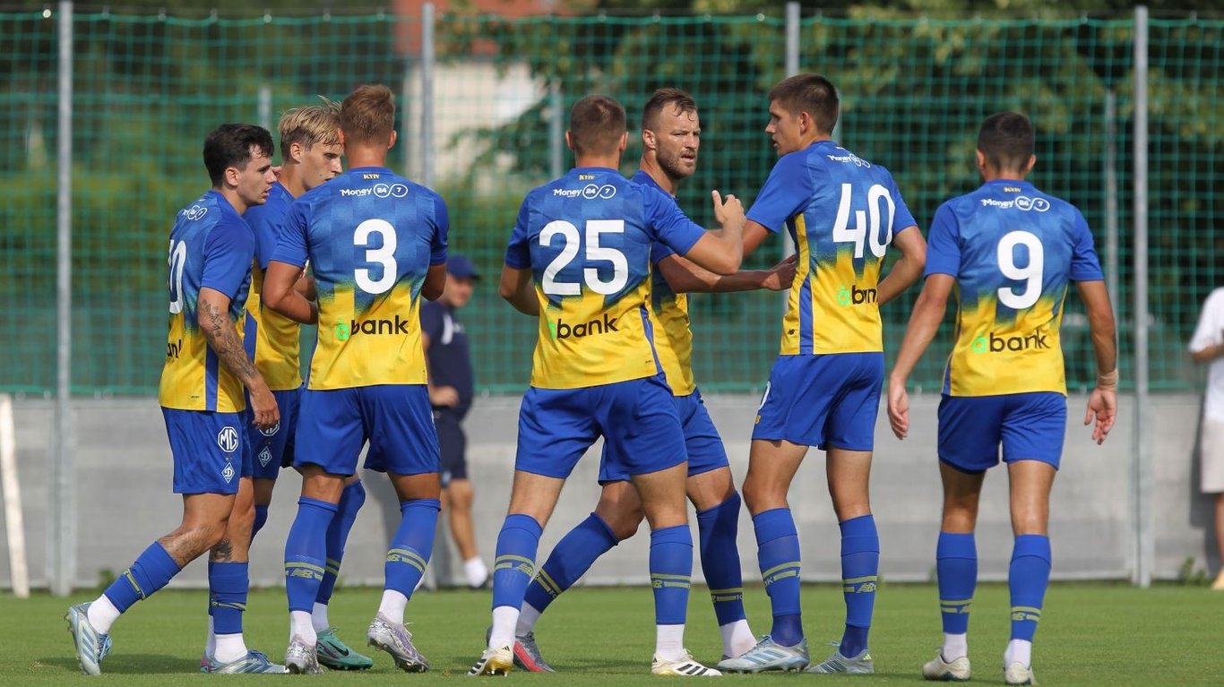 Игроки киевского Динамо