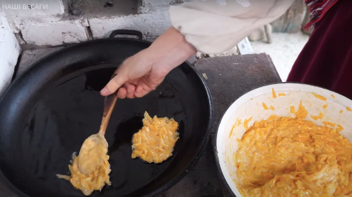 рецепт гарбузових дерунів на сніданок 