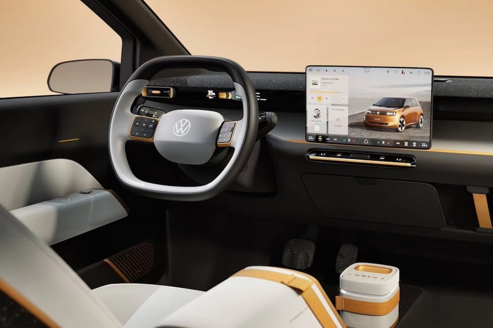 Інтерʼєр електромобіля Volkswagen.