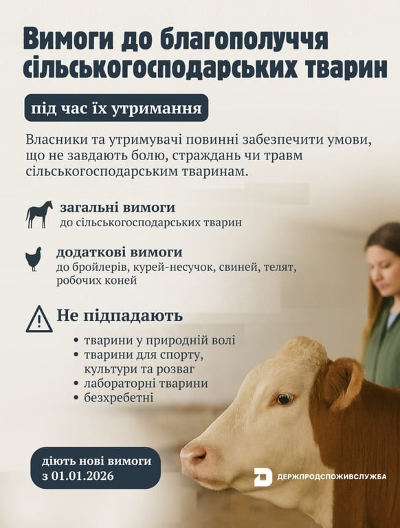 Нові правила утримання тварин