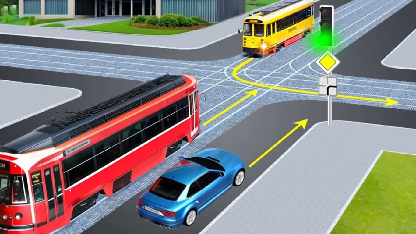 Тест по ПДД — назовите правильный порядок разъезда на перекрестке для водителей
