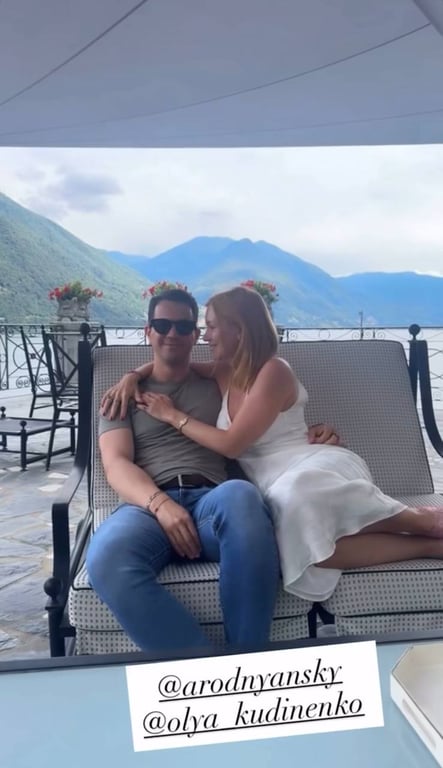 Алекс Роднянський та Ольга Кудіненко разом - фото