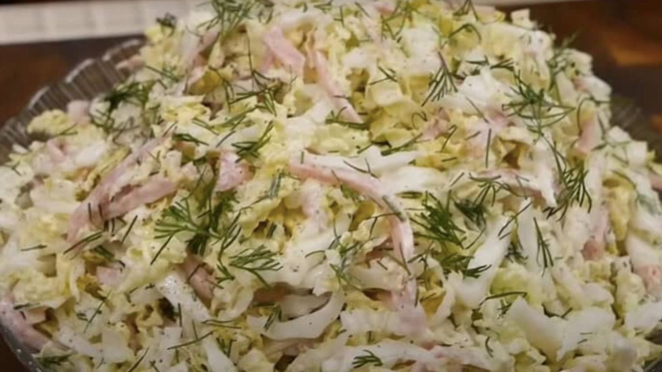 салат з пекінською капустою