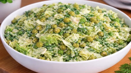 Салат із пекінською капустою — рецепт лише з 2-х інгредієнтів - 285x160