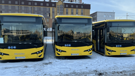 В Києві вийшли на рейси десятки нових автобусів - 285x160