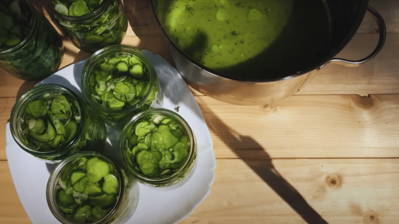 мариновані огірки кружечками на зиму