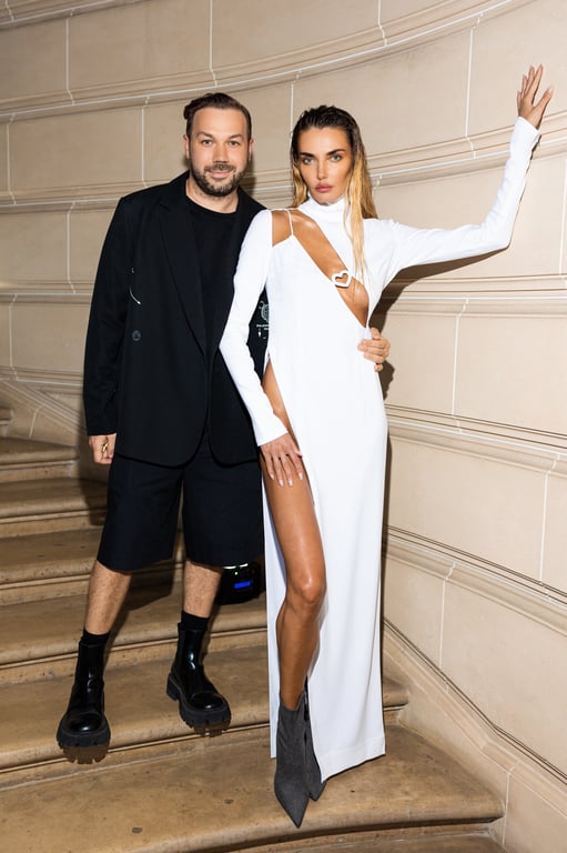 Дизайнер Андре Тан та модель Аліна Байкова. Фото: менеджмент дизайнера.