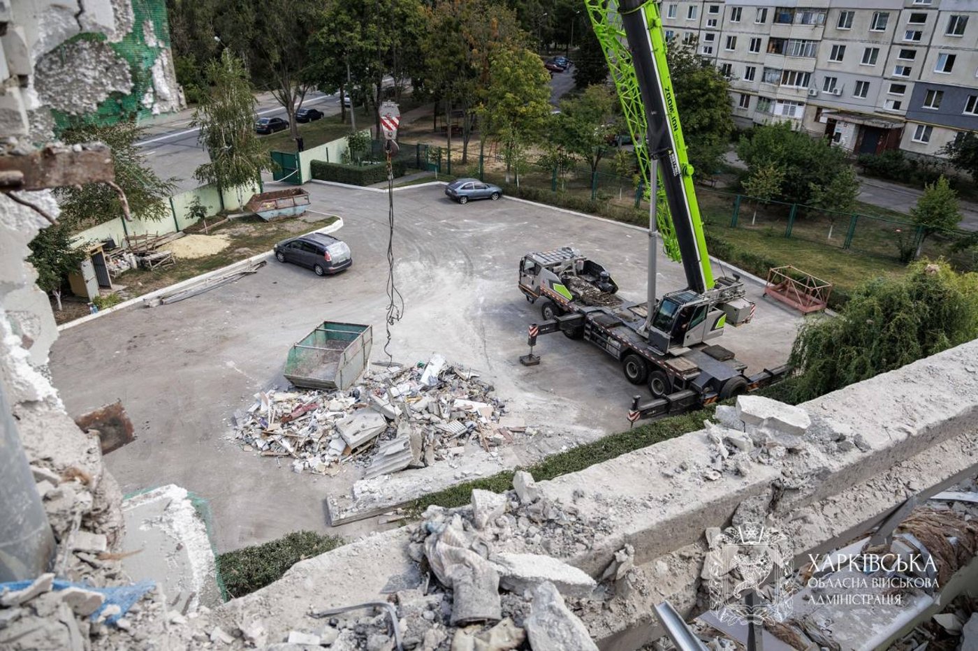 Russian attack on Kharkiv on August 18