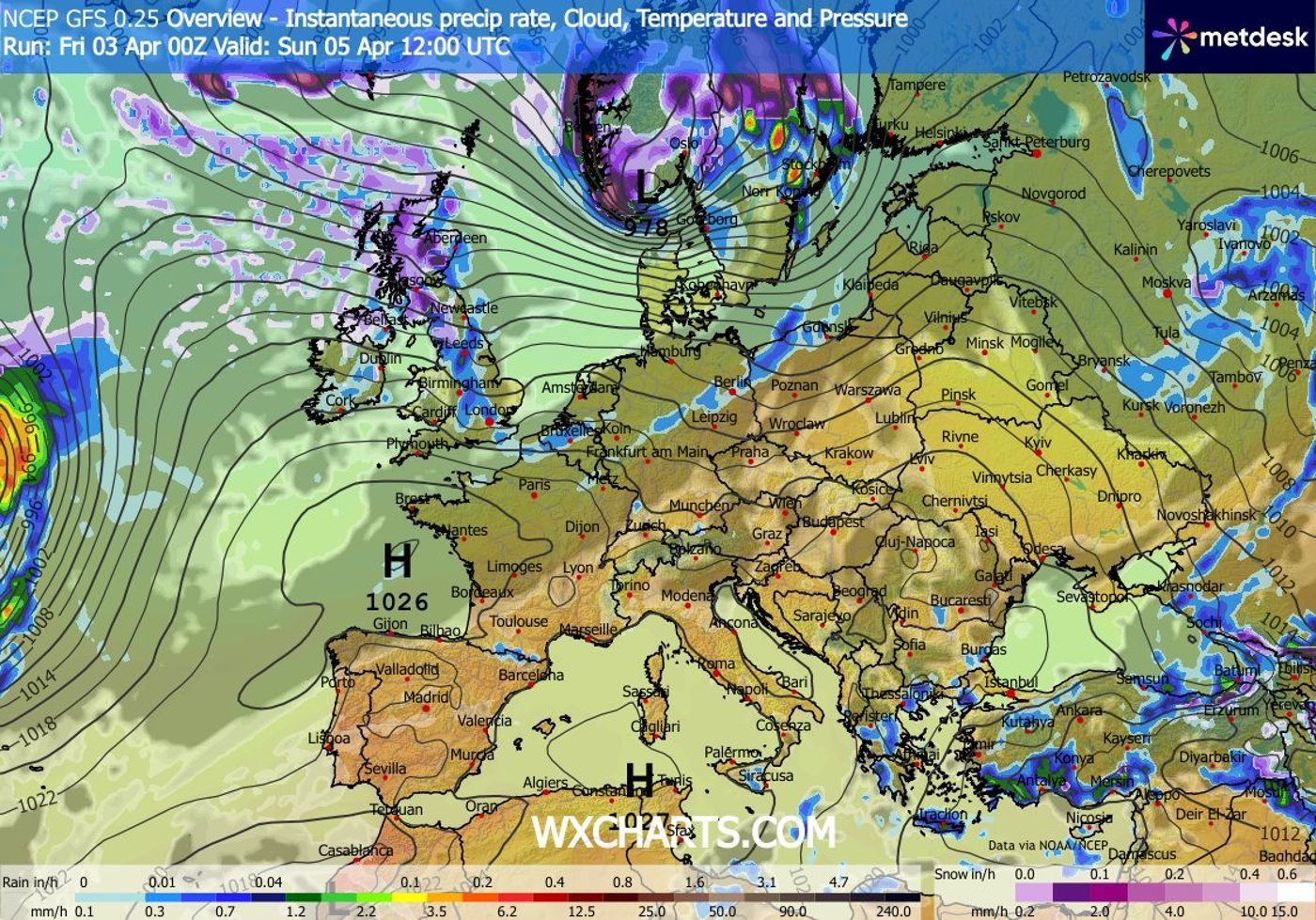 Погода в Україні на 4 квітня