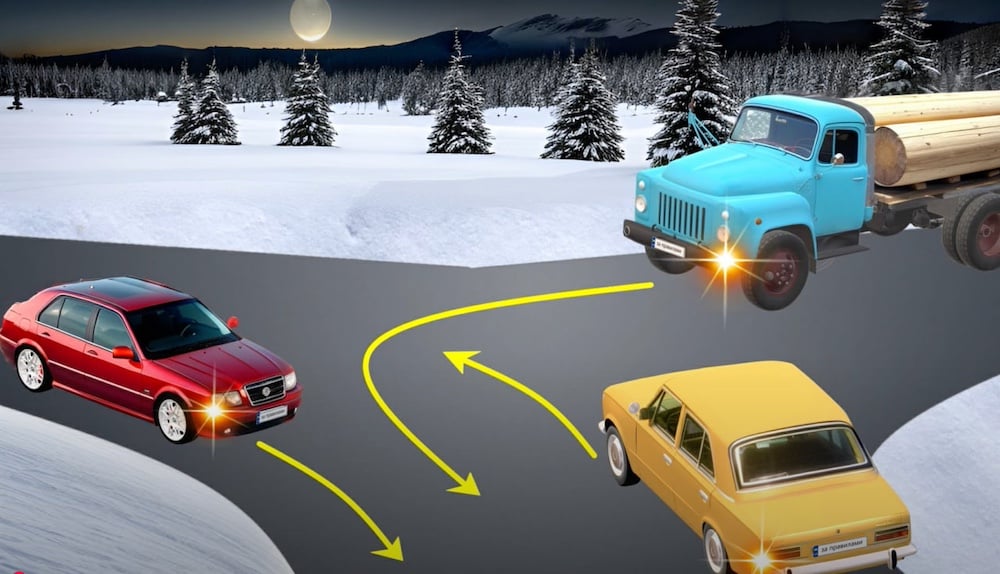 Тест по ПДД: кто проедет перекресток последним?