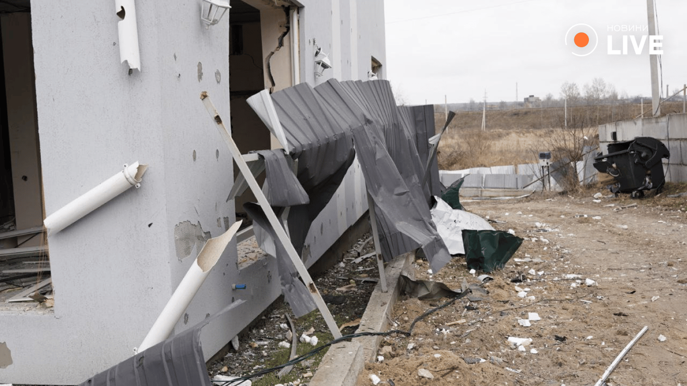 Гостомель удар шахеда