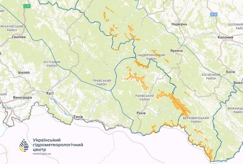 Де в Україні 14 січня 2025 року буде сніголавинна небезпека