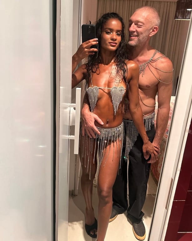 Венсан Кассель с любимой