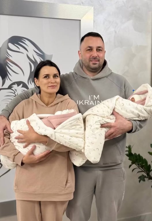 Ліза Глінська зі своїм чоловіком