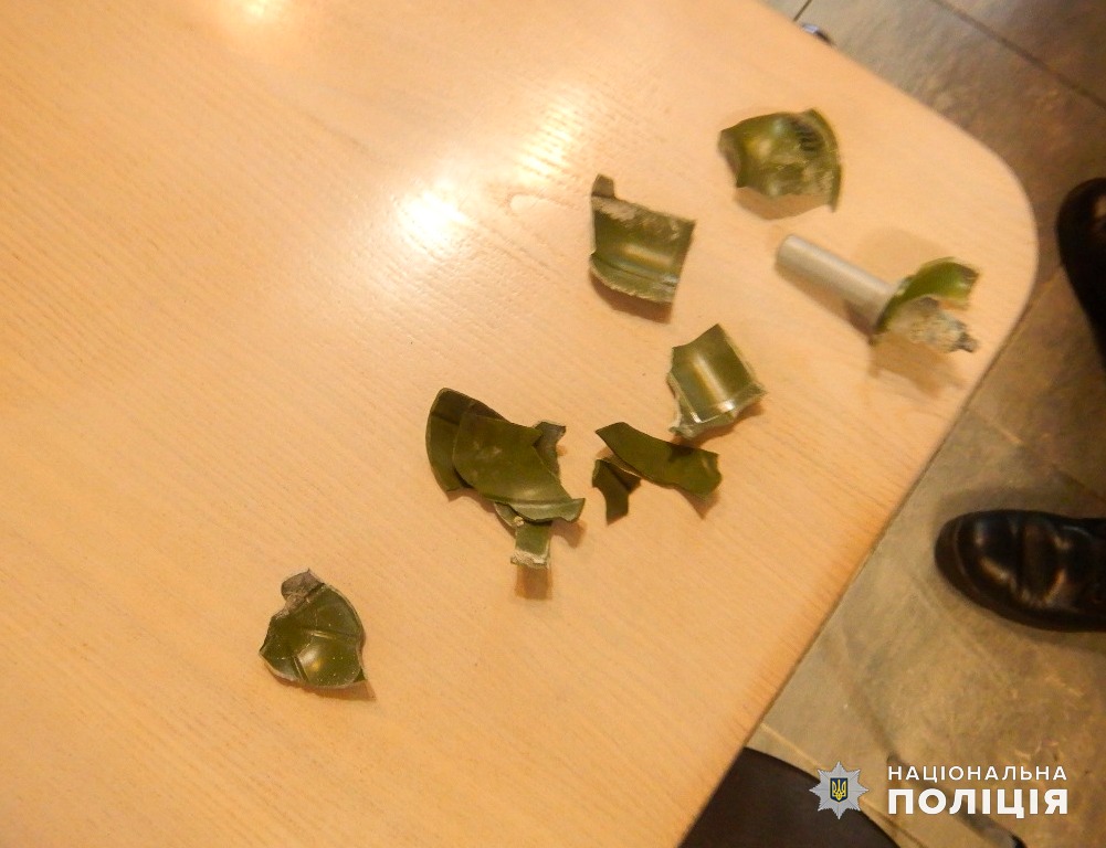 Уламки гранати в Миколаєві