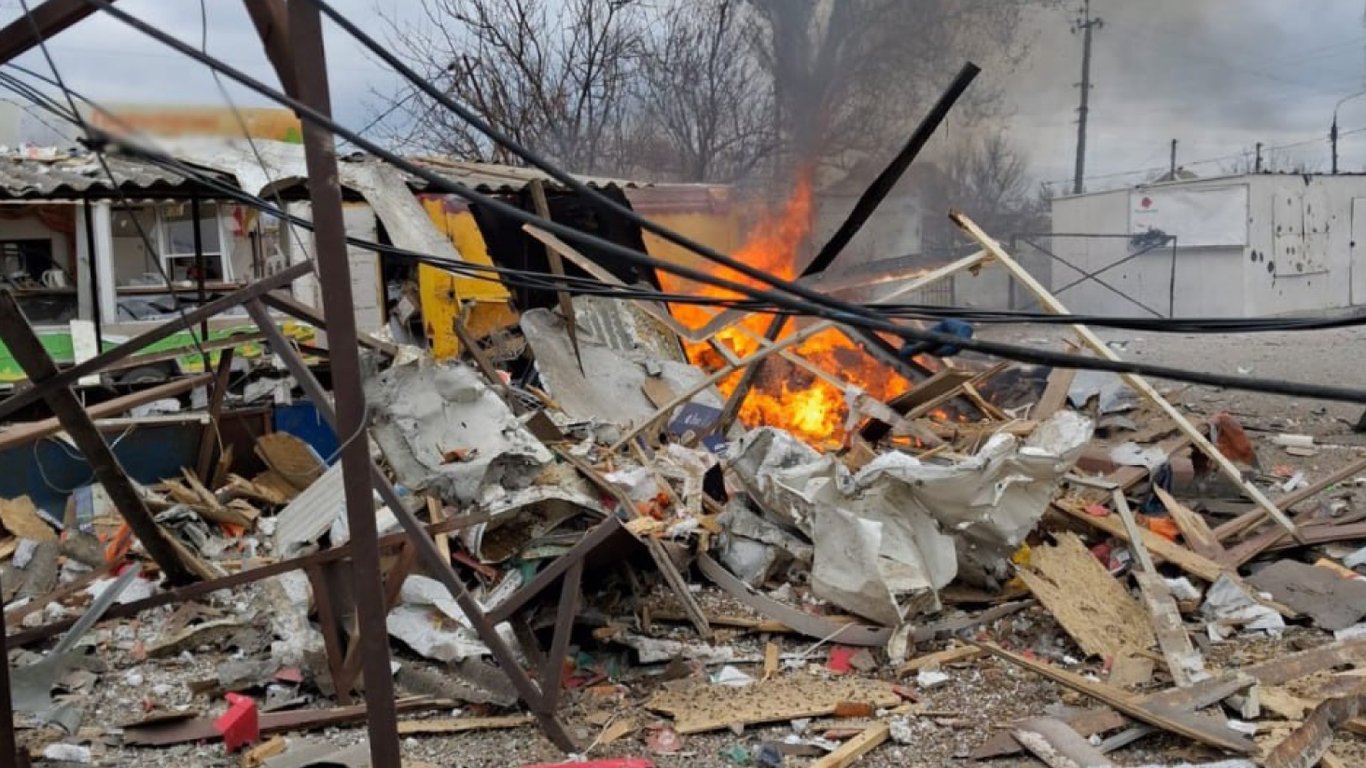 На Запоріжжі у Біленькому авіабомба влучила в місцевий ринок