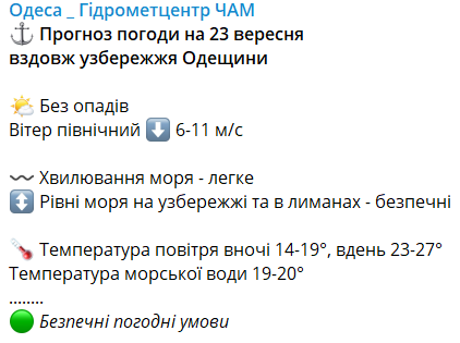 Прогноз погоды в Одессе — начало недели будет по-летнему теплым - фото 1