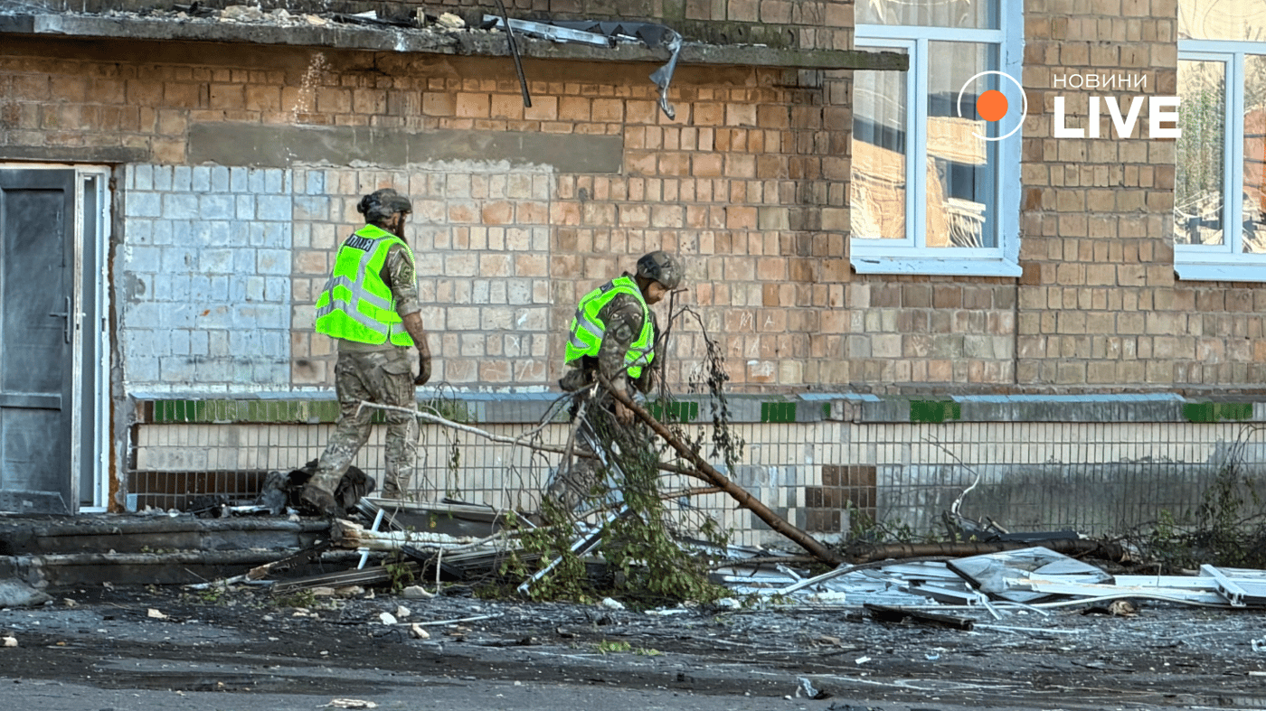 Атака РФ на школу у Києві