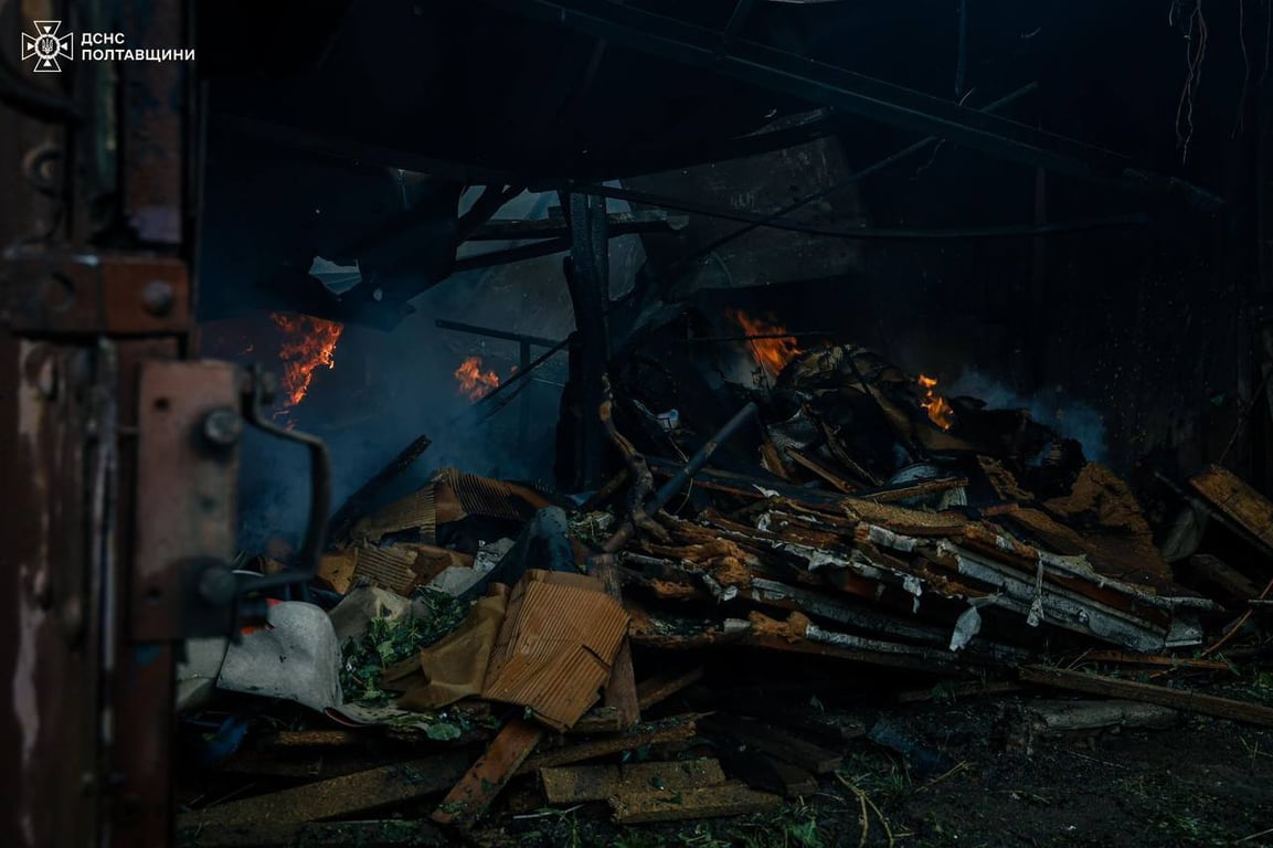 Россия атаковала Полтавщину ракетами 17 июня