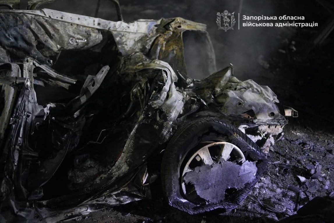 Фото й відео з місця удару по Запоріжжю 20 січня