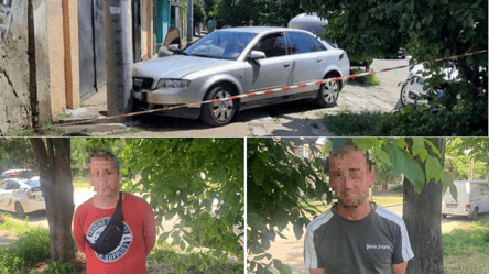 Погоня по-одесски: в поселке Котовского полиция догоняла Audi, но она влетела в столб - 285x160