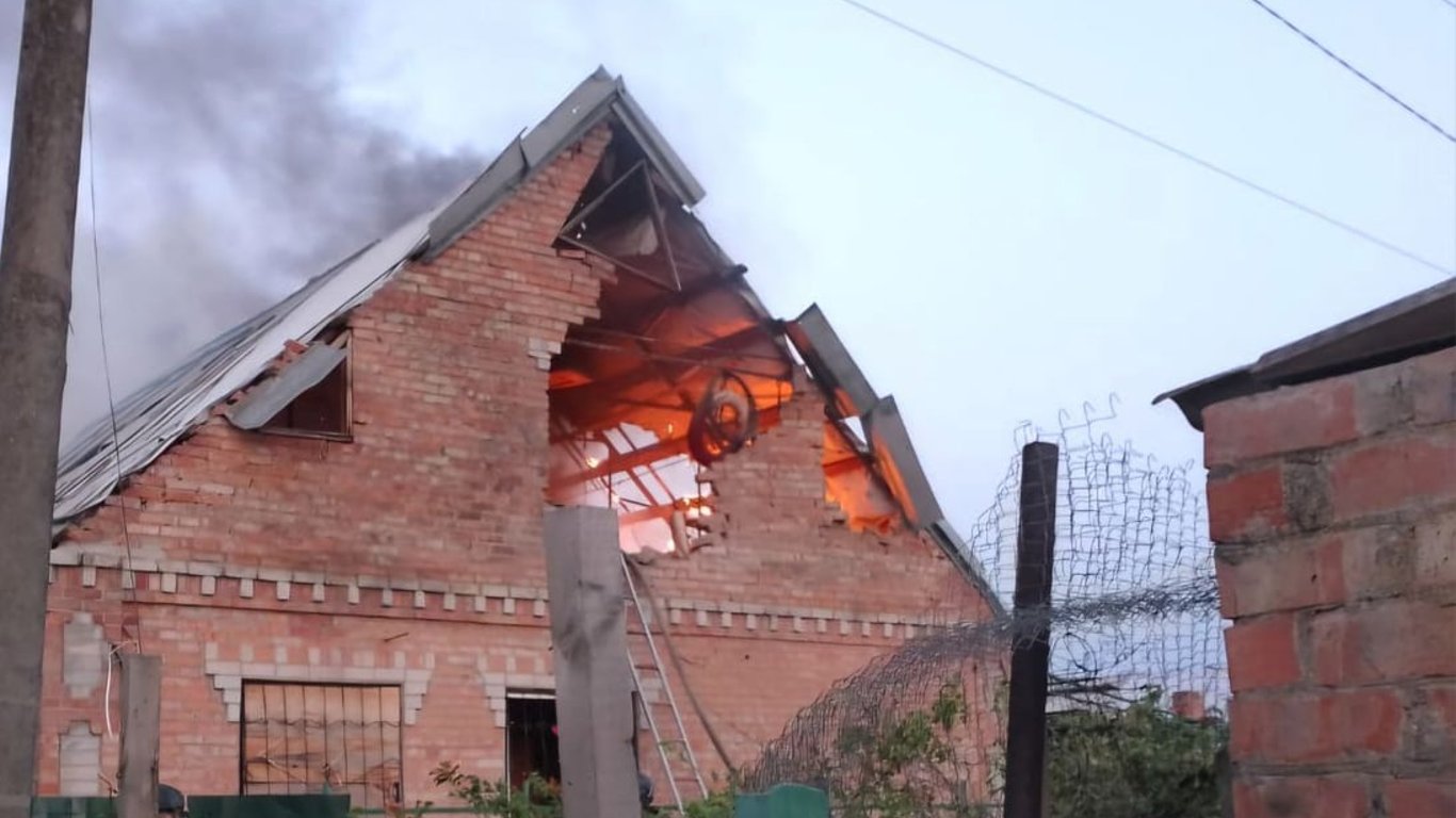 Взрывы в Никополе - повреждена линия электропередач и газопровод