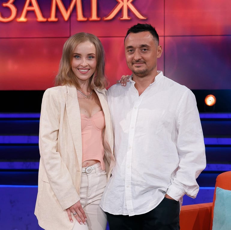 Анна Сагайдачна з колишнім чоловіком