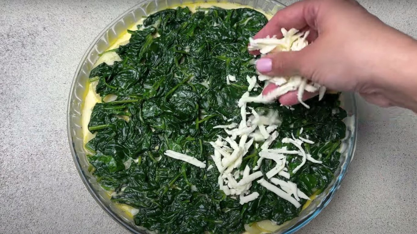 Картопляний пиріг зі шпинатом за рецептом Лізи Глінської