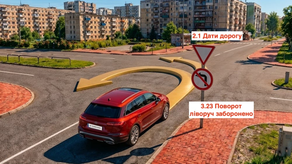 Тест ПДР: чи дозволені маневри