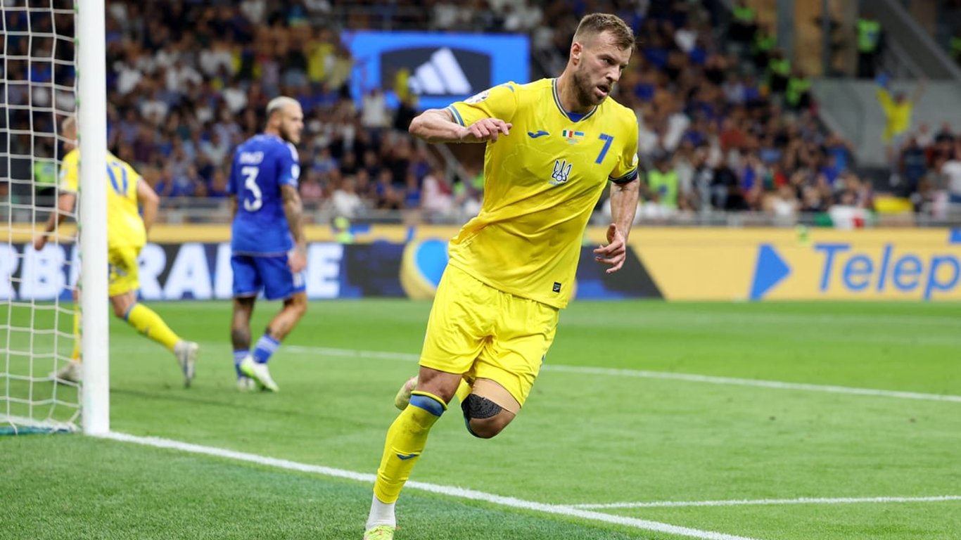 Ярмоленко забив 46 м'яч за Україну: рекорд Шевченка дуже близько