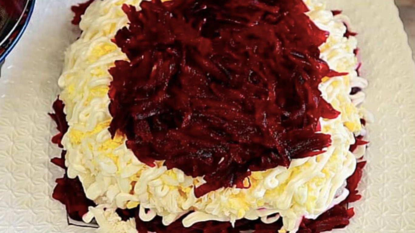 рецепт салату з буряком замість шуби