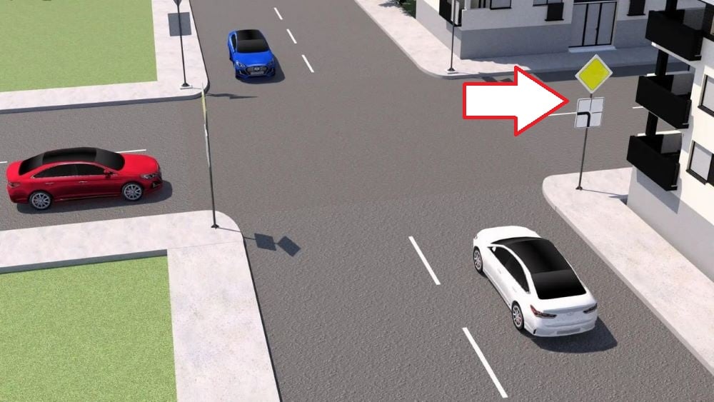 Тест з ПДР — кожен водій має знати черговість роз'їзду на перехресті - фото 2