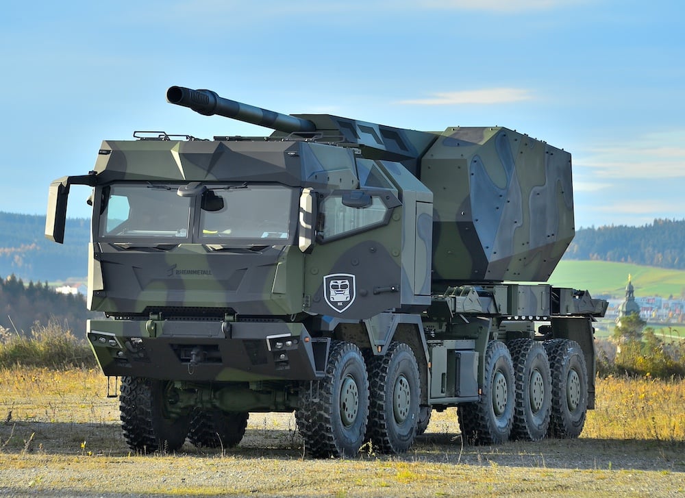 Артилерійська вантажівка Rheinmetall MAN Military Vehicles. 