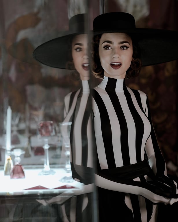 Емілі на балу. Фото: instagram/lilyjcollins