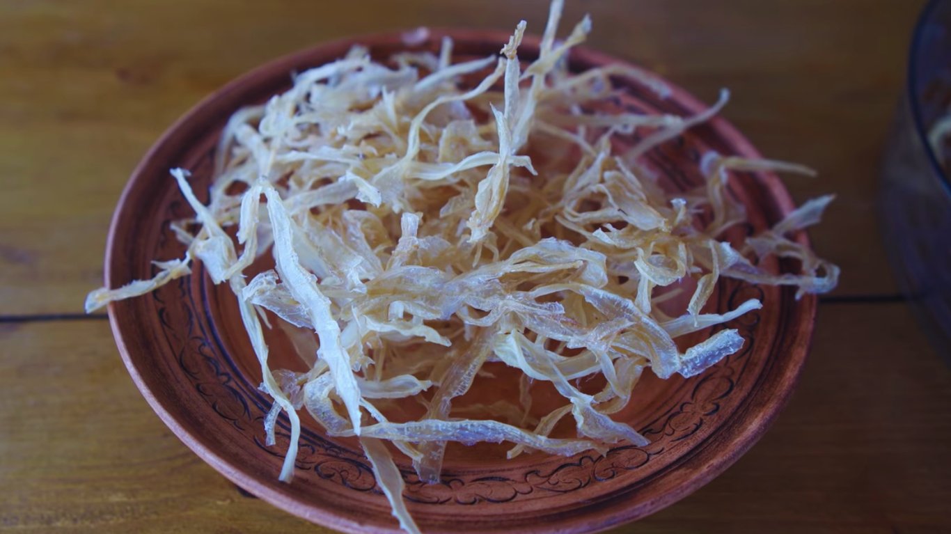 простий рецепт стружки кальмарів