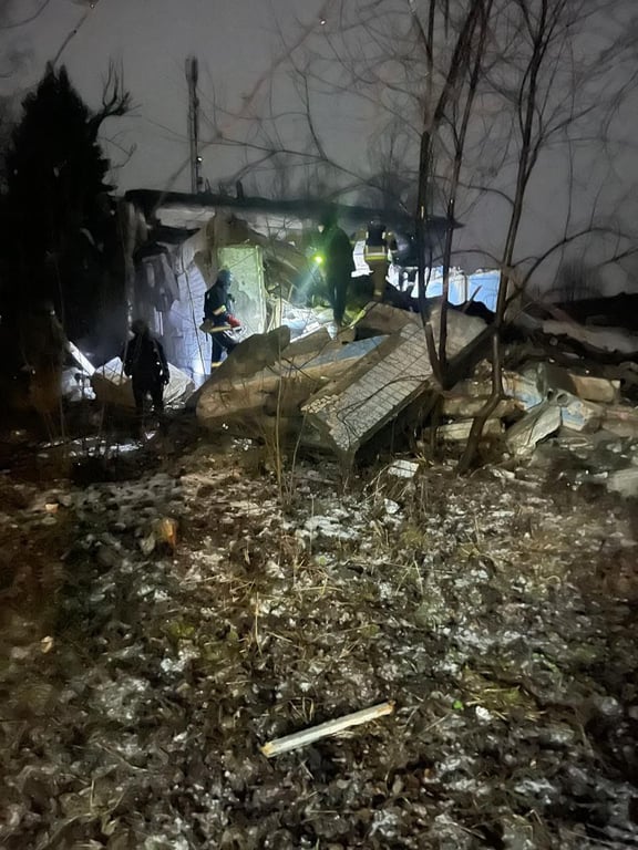 Последствия обстрела Донецкой области 26 января