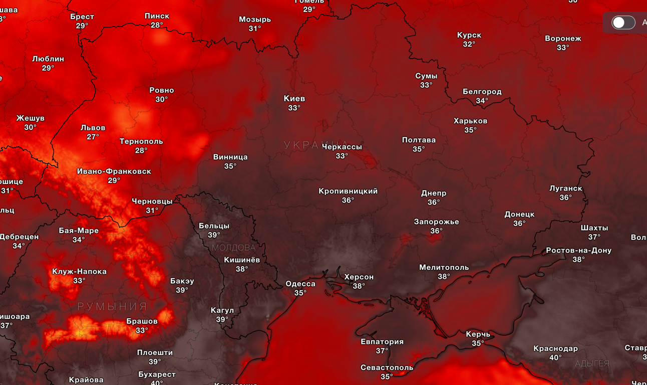 карта погоди