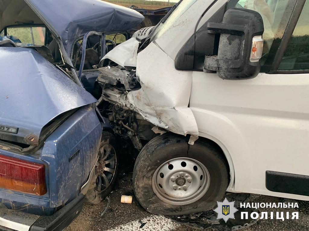 Розтрощені авто. Фото: ГУНП в Одеській області