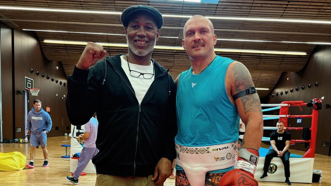 Леннокс Льюїс та Олександр Усик